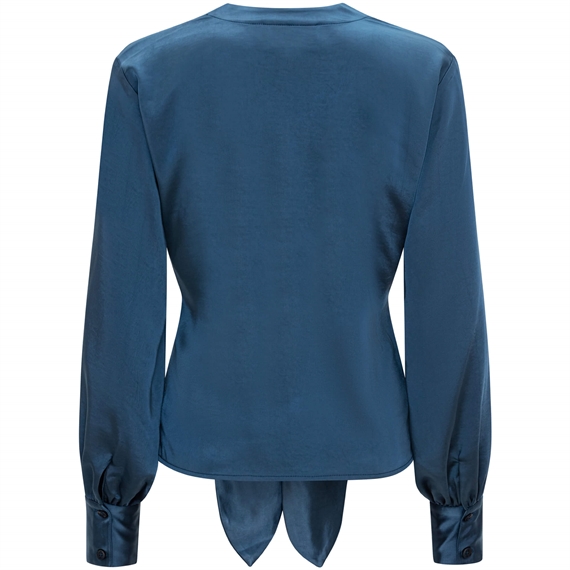 Karmamia Blair Bluse, Rich Cerulean Blue